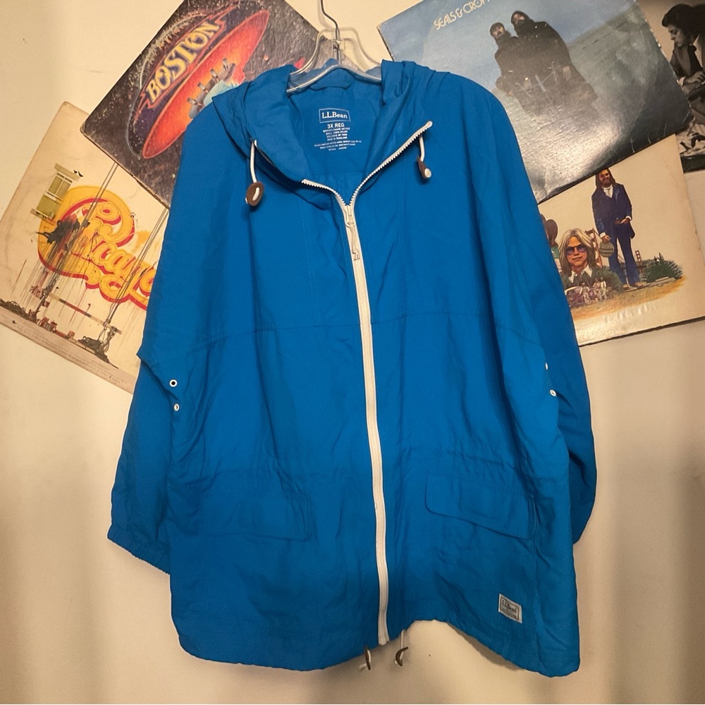 L.L. BEAN WOMENS CLASSIC MOUNTAIN WIND/RAIN JACKET 3X